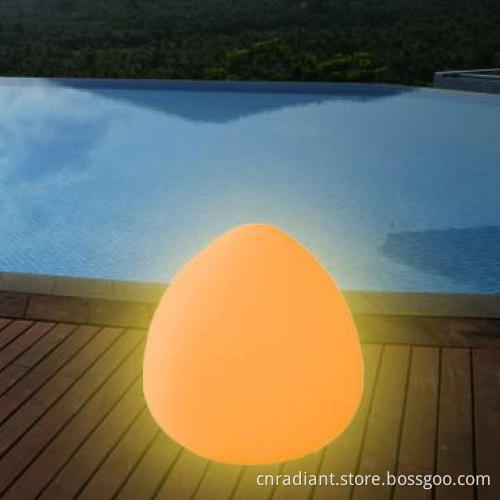 Garden light, LED RGB Source, Remote control, Rock ball ,FCC
